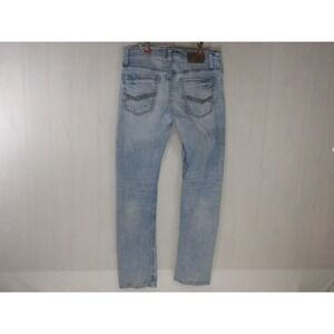BKE‎ Jeans Mens 31x32 Blue Denim Jake Straight Stretch Light Wash Whiskered